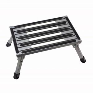 RV Essentials Portable Folding Caravan Step 200kg Load rating  Steel Platform