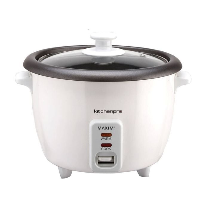 Maxim Kitchen Pro 1.8L/10 Cup Rice Cooker Non-Stick Pan White