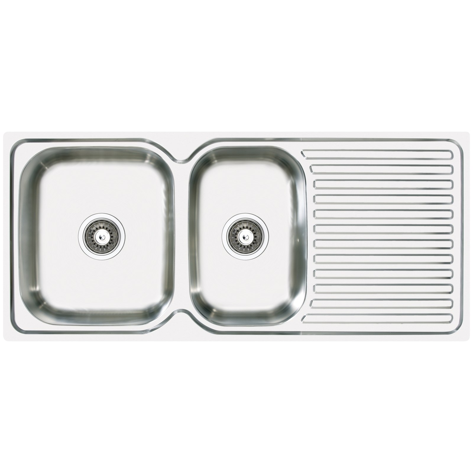 Abey Stainless Steel 1.75 Bowl Single Drainer RHB product image