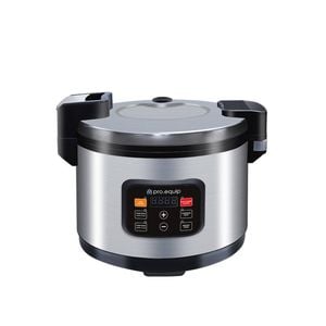 Pro.equip Digital Rice Cooker Silver 5.6L