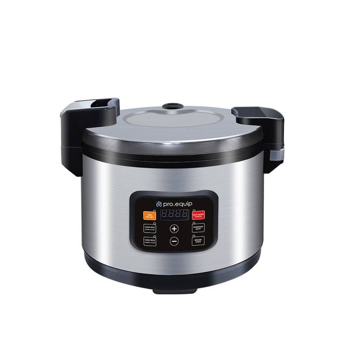 Pro.equip Digital Rice Cooker Silver 5.6L