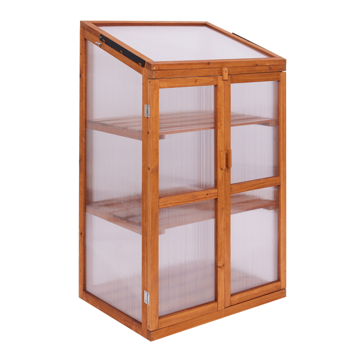 Backyard Farmer Timber Locker Greenhouse
