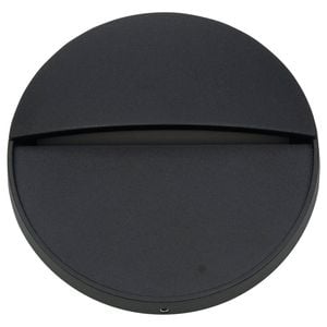 Arlec 4W CCT LED Round Black Exterior Step Light