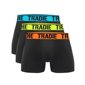 Tradie Mens Fluro Bright Trunk - 3 Pack Medium
