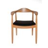 SK Designer Living | Replica Hans Wegner 'The Chair' PP501 Armchair - Natural & Black