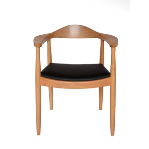 SK Designer Living | Replica Hans Wegner 'The Chair' PP501 Armchair - Natural & Black