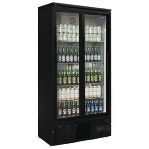 Polar G-Series Upright Back Bar Cooler with Sliding Doors 490Ltr - Commercial Drink Fridges (GJ448-A)