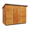 Durafuf 2.7 x 1.5m Cedar Coventry Corrugated Steel Roof Shed