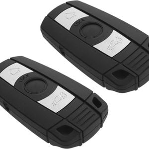 TAVICE 2 PACK BMW Compatible 3 Button Smart Remote Key FOB CASE 1 3 5 6 7 E90 E93 E92 M3 M5 X3 X5