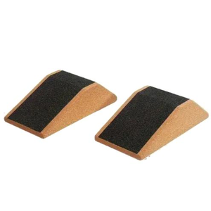 Zenvibes Cork Squat Wedges Non-Slip Pair ( Sand Paper)