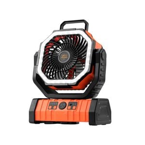 San Hima 20000mah Portable Camping Fan Rechargeable Tent Fan With Led Light Usb