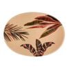 Urban Ivy Foliage 12cm Ceramic Dish Home Decor Plate - Pink/Green