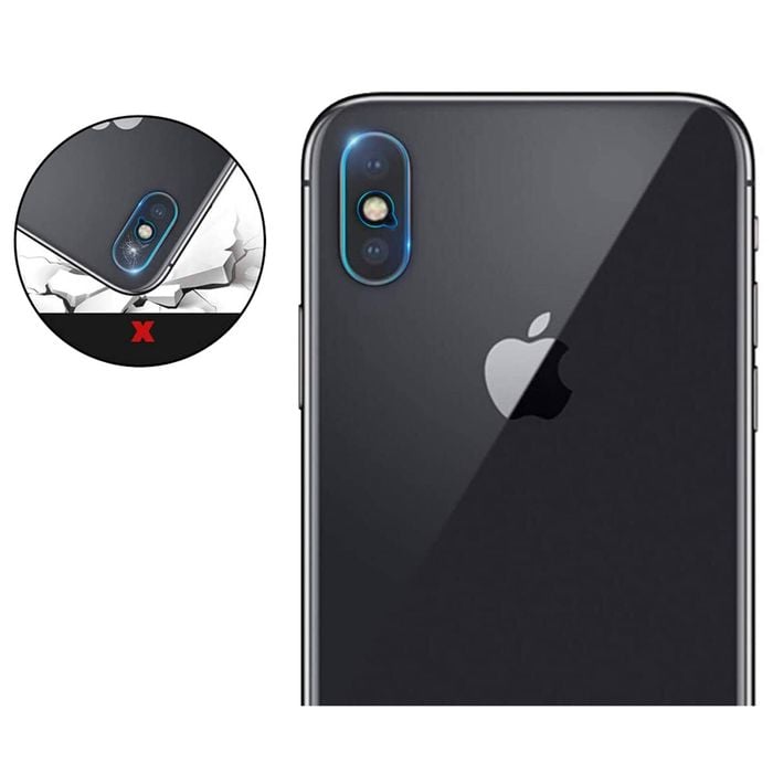 Nuglas 2x Screen Protector Clear Tempered Glass Iphonex/xs/xs Max Camera Lens