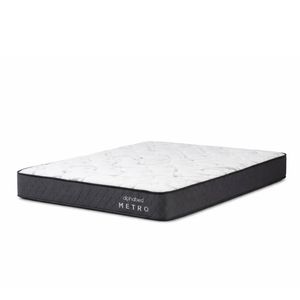 Big Lot Metro Medium Feel Single Zone Pocket Spring Mattress - White/Grey, Bedding Double