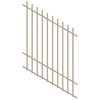 ProtectorAl 0350-1200W x 1500H Paperbark Radiator Pool Fence Panel Raked 16-30º