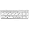 Rechargeable Wireless Dual Bluetooth Keyboard - White