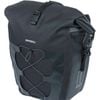 Basil Navigator Waterproof L Single Pannier Bag 25-31 Litres Black Black