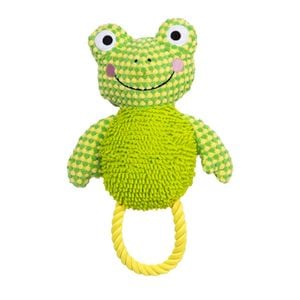 Happy Tails Chenille Frog Plush Toy