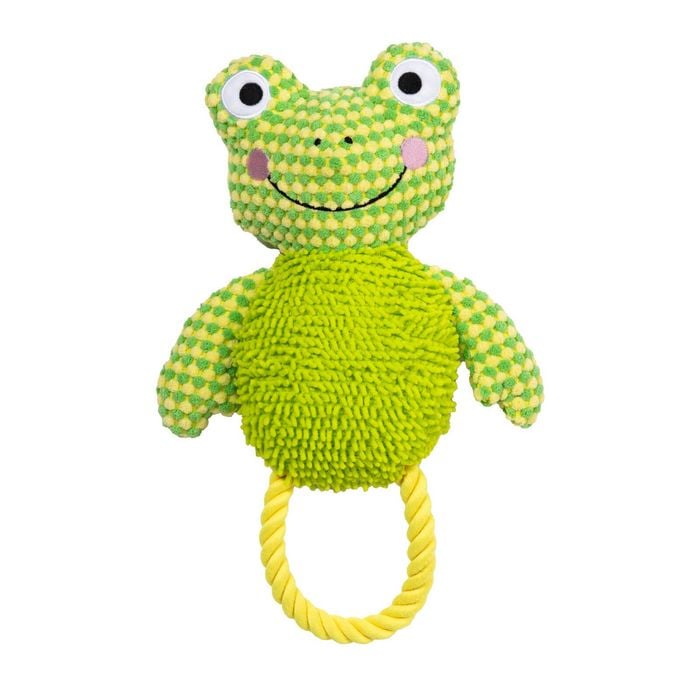 Happy Tails Chenille Frog Plush Toy