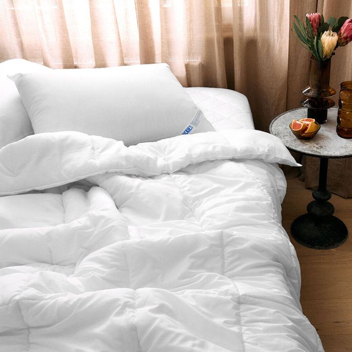 Dickies King Bed Home Bedding Washable Hygienic Anti-Microbial Quilt Cover White