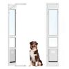 Advwin Large Aluminum Dog Door for Sliding Glass Door, Pet Door with Closing Panel