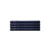 4pc Bambury Home Living Ultra soft Elvire Hand Towel Navy Cotton Woven