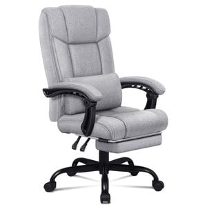 ALFORDSON Office Chair Grey Fabric