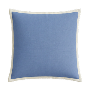 KAS AUSTRALIA 50x50cm Blue Manor Outdoor Cushion