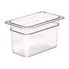 Cambro Polycarbonate Gastronorm Container 1/4 Size 150mm Deep Clear Commercial Food Storage