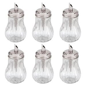 Trenton Glass Sugar Dispenser 285ml Tilt a Spoon Set of 6