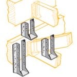 LUMBERLOK Joist Hanger 47x90mm Hot Dip Galvanised JH4790DG