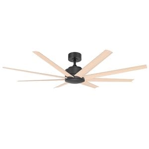Vencha Titanic  RWS Tri-Control  1830mm ABS Blades DC Ceiling Fan - Black/Natural