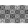 Boyle 1.5m x 45cm Moroccan Black Tiles Self Adhesive Film