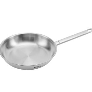 Woll Steel Frypan Premium 18/10 Stainless 24cm Silver