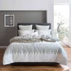 Renee Taylor Queen Brooks Jacquard Yarn Dye Quilt Cover/Pillowcases Set