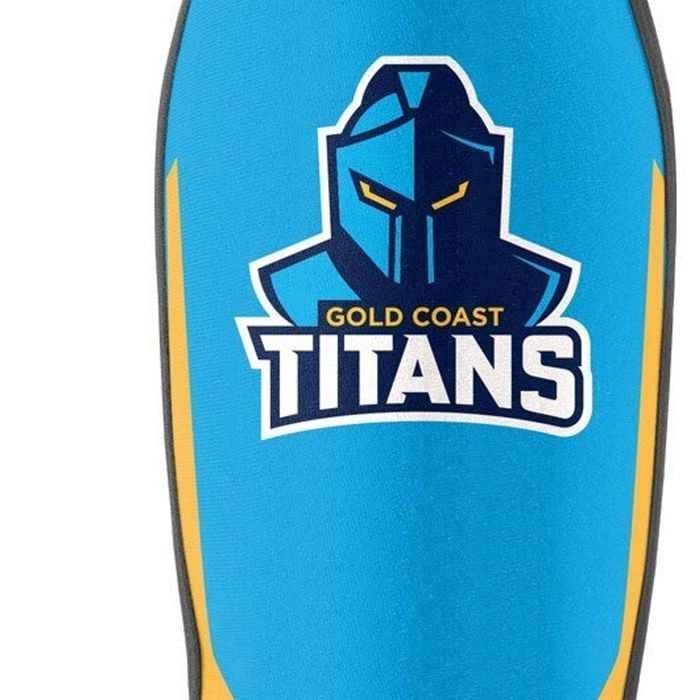 NRL Tallie Stubby Cooler - Gold Coast Titans - Tally - Drink Cooler - Zipper