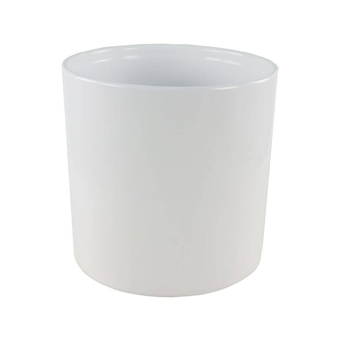 Northcote Pottery 20cm White Ava Cylinder Pot