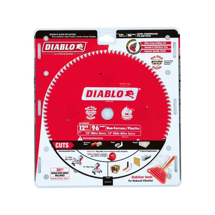Diablo 12inch 305mm 96 Teeth Non-Ferrous Metal Circular Saw Blade