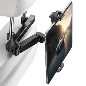 2023 Adjustable Car Tablet Mount for Back Seat - Road Trip Essentials for Kids - Fits 4.7-11 Tablets