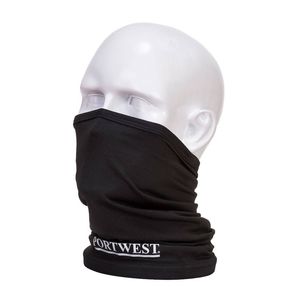 PORTWEST 360 DEGREE COOLING MULTIWAY SCARF - Black | One Size | 92%Cotton 8% Elastane