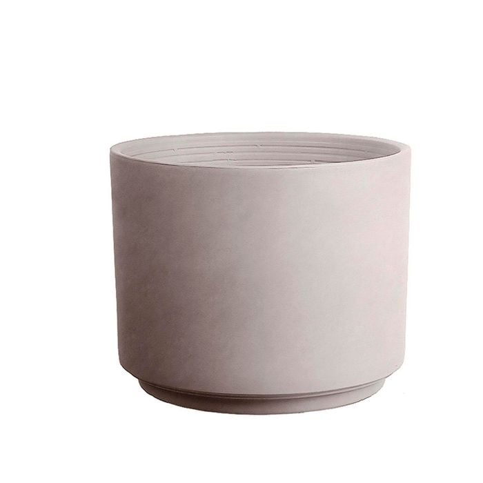Northcote Pottery 15cm Italian Greige Terracotta Cylinder Pot - 150mm