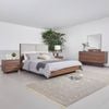 4 Pcs King Bedroom Suite with Dresser in Fabric