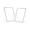 Nicola Spring Metallic Photo Frames - 8" x 10" - Pack of 2