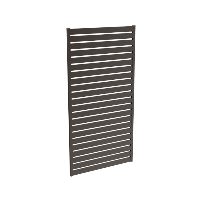 ProtectorAl 900 x 1766mm Black Aluminium Slat Screen Kit