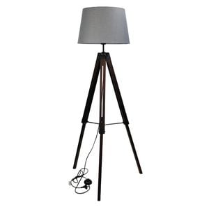 Oriel Lighting Trevi Complete Base & Shade Floor Lamp Grey