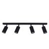 CLA Lighting Exterior Adjustable 4 Head Bar Spot Light (Black) IP44