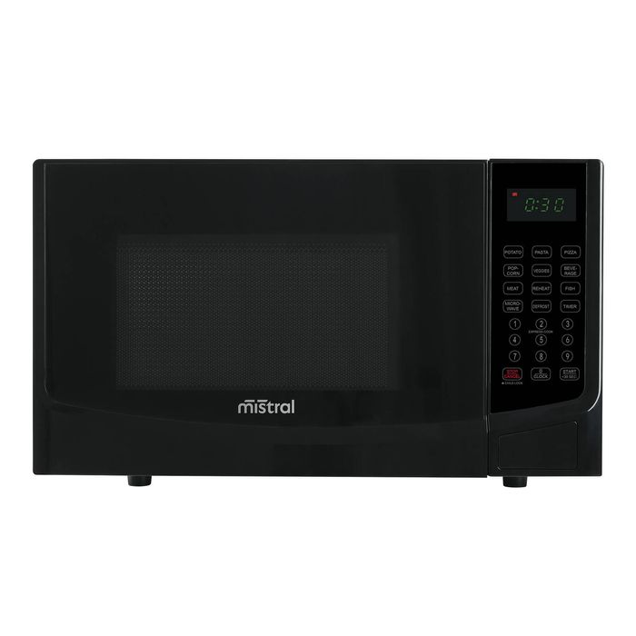Mistral 23L Black Digital Microwave
