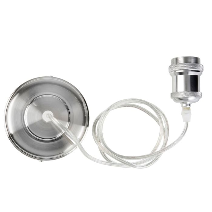 Brilliant Lighting 1.8m Aluminium Cord Andy Pendant Suspension Kit