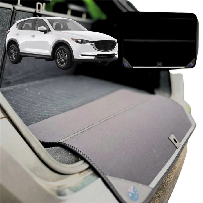 Rear Cargo Boot Bumper Protector for Mazda CX-5 2017 - 2025 (KF) - XL (98 x 55) - Black
