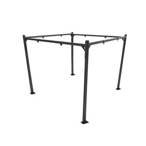 Smai 8 Station Boxing Bag Rack Pack - Option D: Frame Only - Black